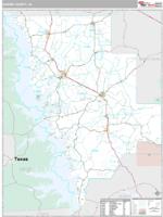 Sabine County, LA Wall Map Zip Code