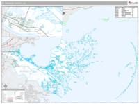 St. Bernard County, LA Wall Map Zip Code