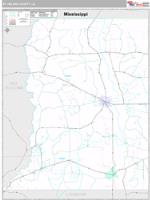 St. Helena County, LA Wall Map Zip Code