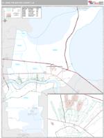 St. John the Baptist County, LA Wall Map Zip Code