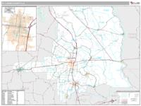 St. Landry County, LA Wall Map Zip Code
