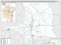 St. Landry County, LA Wall Map