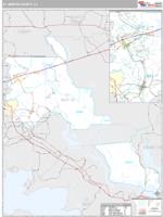 St. Martin County, LA Wall Map Zip Code