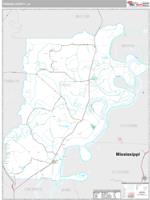 Tensas County, LA Wall Map Zip Code