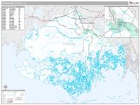 Terrebonne County, LA Wall Map