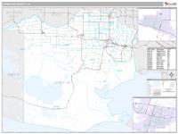 Vermilion County, LA Wall Map Zip Code