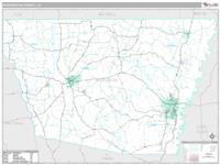Washington County, LA Wall Map Zip Code
