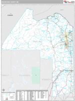 Aroostook County, ME Wall Map Zip Code