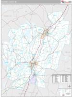 Kennebec County, ME Wall Map Zip Code
