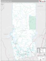 Piscataquis County, ME Wall Map Zip Code