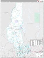 Somerset County, ME Wall Map Zip Code