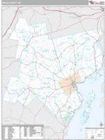 Waldo County, ME Wall Map Zip Code