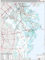 Anne Arundel County, MD Wall Map Zip Code