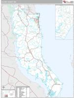 Calvert County, MD Wall Map Zip Code