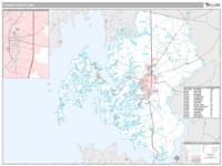 Talbot County, MD Wall Map Zip Code