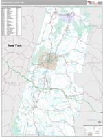 Berkshire County, MA Wall Map Zip Code