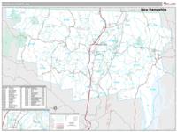 Franklin County, MA Wall Map Zip Code