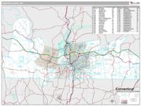 Hampden County, MA Wall Map Zip Code