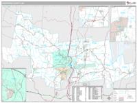 Hampshire County, MA Wall Map Zip Code