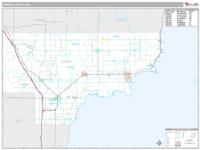 Arenac County, MI Wall Map Zip Code