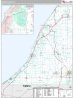 Berrien County, MI Wall Map Zip Code