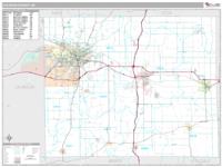 Calhoun County, MI Wall Map Zip Code