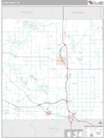 Clare County, MI Wall Map Zip Code