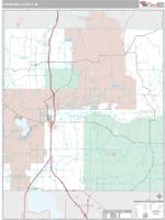 Crawford County, MI Wall Map Zip Code