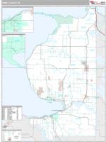 Emmet County, MI Wall Map Zip Code