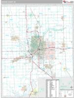 Genesee County, MI Wall Map