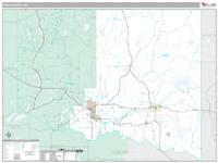 Iron County, MI Wall Map Zip Code