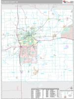 Kalamazoo County, MI Wall Map Zip Code