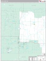 Lake County, MI Wall Map Zip Code