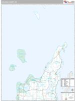 Leelanau County, MI Wall Map Zip Code