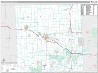 Livingston County, MI Wall Map Zip Code