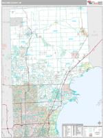Macomb County, MI Wall Map Zip Code