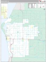 Mason County, MI Wall Map Zip Code