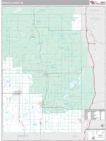 Newaygo County, MI Wall Map Zip Code