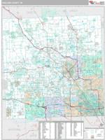 Oakland County, MI Wall Map