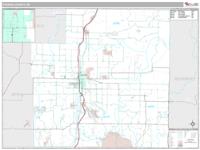 Otsego County, MI Wall Map Zip Code