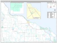 Presque Isle County, MI Wall Map Zip Code