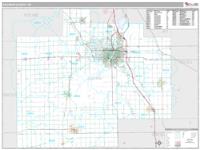 Saginaw County, MI Wall Map