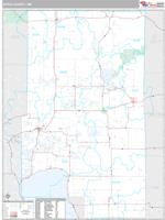 Aitkin County, MN Wall Map Zip Code