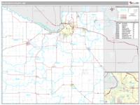 Blue Earth County, MN Wall Map Zip Code