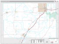 Carlton County, MN Wall Map Zip Code