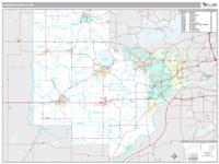 Carver County, MN Wall Map Zip Code