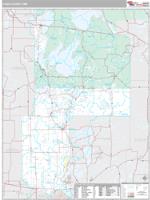 Cass County, MN Wall Map Zip Code