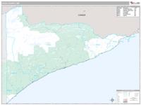 Cook County, MN Wall Map Zip Code