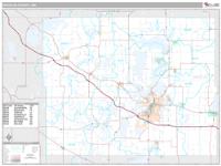 Douglas County, MN Wall Map Zip Code