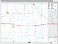 Faribault County, MN Wall Map Zip Code